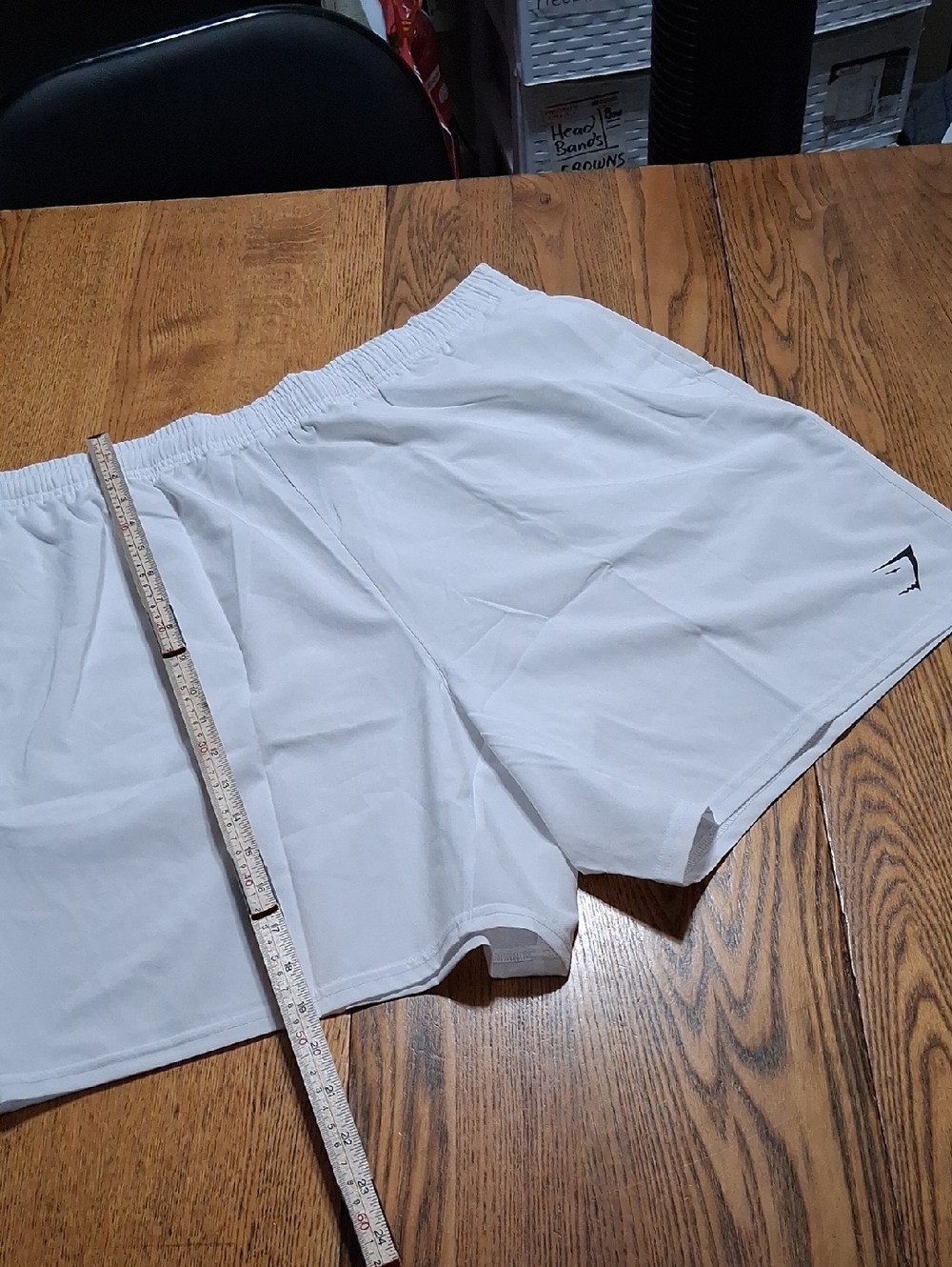 GYMSHARK Mens Shorts WHITE XXXL New Sports Exercise 3XL